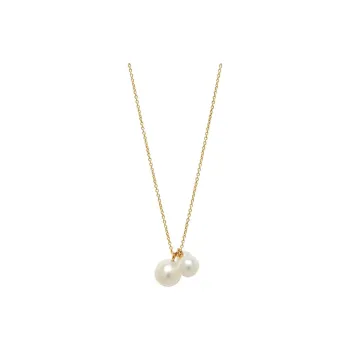 Sophie Bille Brahe 14kt Yellow Gold Stella Pearl Pendant Necklace