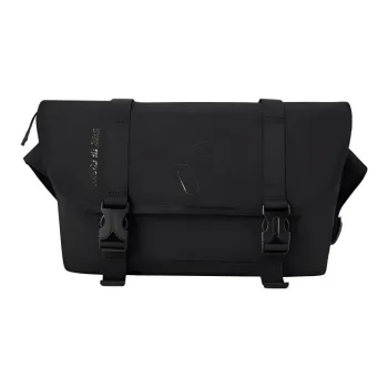 FILA FUSION Fabric Messenger Bag, Shoulder Bag, Crossbody Bag Extra Small Unisex Black