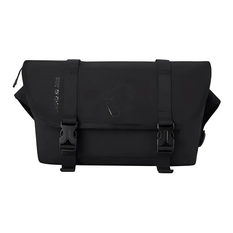 FILA FUSION Fabric Messenger Bag, Shoulder Bag, Crossbody Bag Extra Small Unisex Black-0