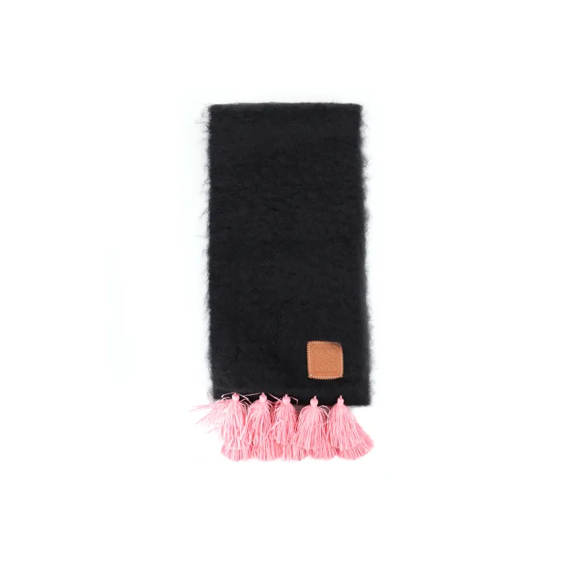 LOEWE Knit Scarves Women's Black-0