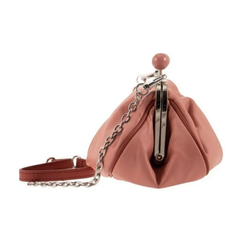 WEEKEND MaxMara Leather Crossbody Bag Shoulder Bag Women's Nude-2