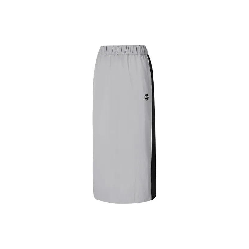 Skechers Skx Classic Sports Series Casual Long Skirts Women's Ultimate Gray-0