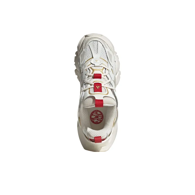 Adidas Xlg Runner Deluxe Off White Gold Metallic Red-2