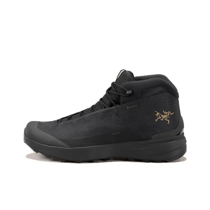 Arcteryx Kopec Anti Slip Wear Resistant Mid Top Hiking Shoes Women's Black-0