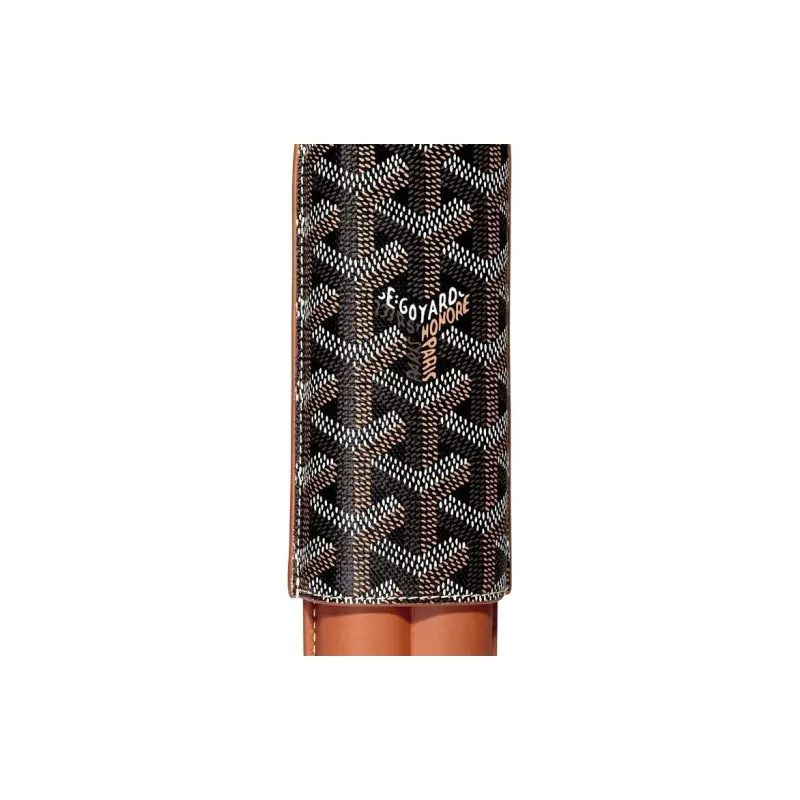 GOYARD Churchill Canvas With Calfskin Cigar Box Accessories Unisex Brown-2