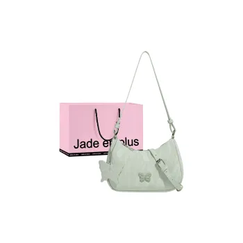 Jade En Plus PU Shoulder Bag Regular Women's Green/Pink/White/Black