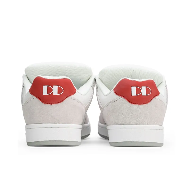 GLO BULL Skateboard Shoes Unisex Low Top Red-4