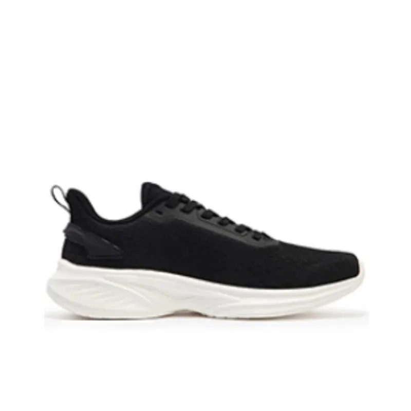 361° Anti Slip Wear Resistant Low Top Running Shoes Men's Black-4