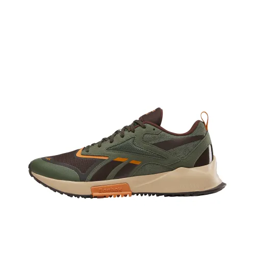 Reebok Wear-Resistant Breathable Slip-Resistant Low-Top Running Shoes Men's Green