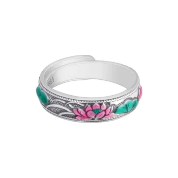 OWNREWARDS 999 Fine Silver Rings Women's
