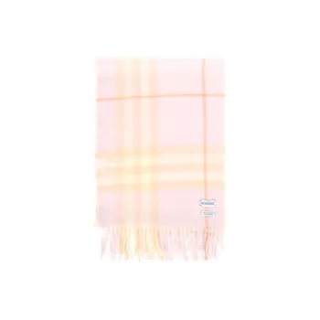 Burberry Cashmere Knit Scarves Unisex Pastel Pink