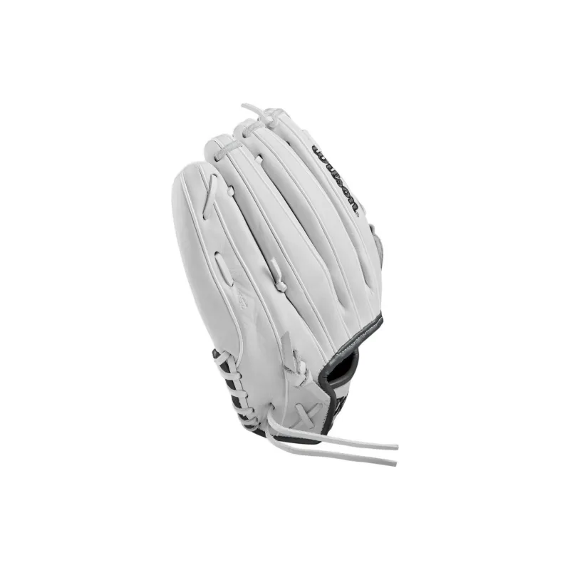 Wilson Baseball Gloves Pitching Glove Leather Unisex White-2