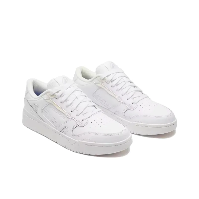 DECATHLON Anti Slip Wear Resistant Low Top Skateboard Shoes Men's White-1
