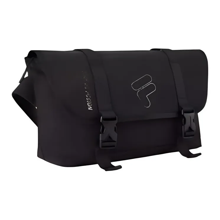 FILA FUSION Fabric Messenger Bag, Shoulder Bag, Crossbody Bag Extra Small Unisex Black-2