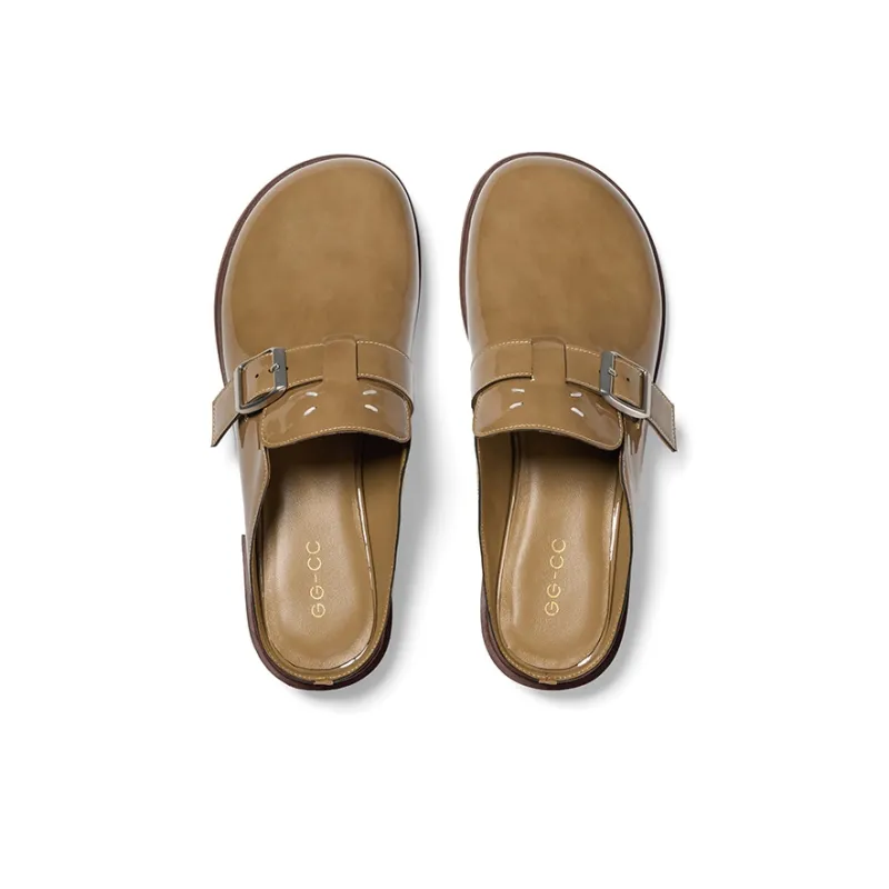 GG CC Slip Resistant Low Top Slip on Outdoor Flat Closed Toe Slippers For Women's Women's-6