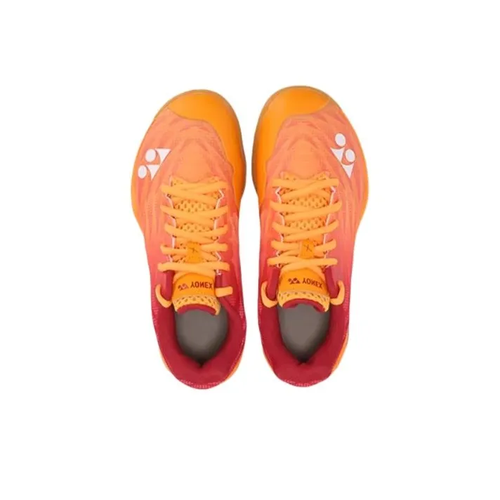 YONEX Power Cushion Anti Slip Wear Resistant Low Top Badminton Shoes Unisex Orange Red-1