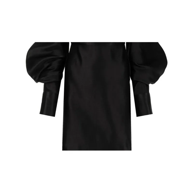 TOM FORD Puff sleeve Duchess silk Minidress-5