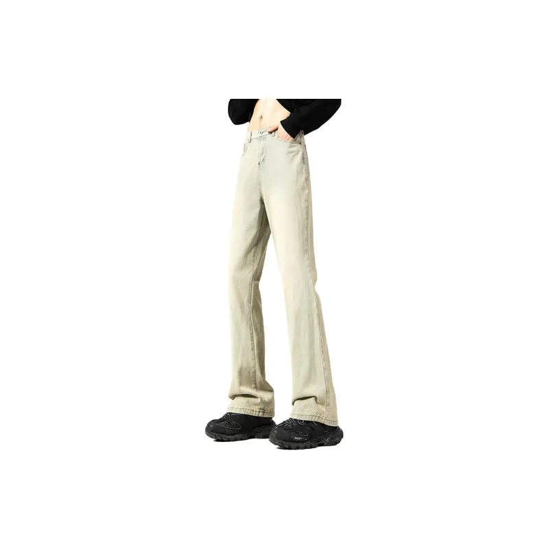 DS'DIARY Jeans Unisex Yellow Mud-2
