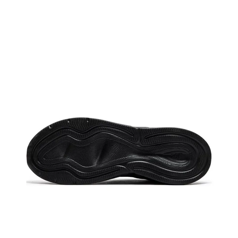 361° Non-slip Wear-resistant Shock Absorption Low-Top Casual Shoes Men's Obsidian Black-4