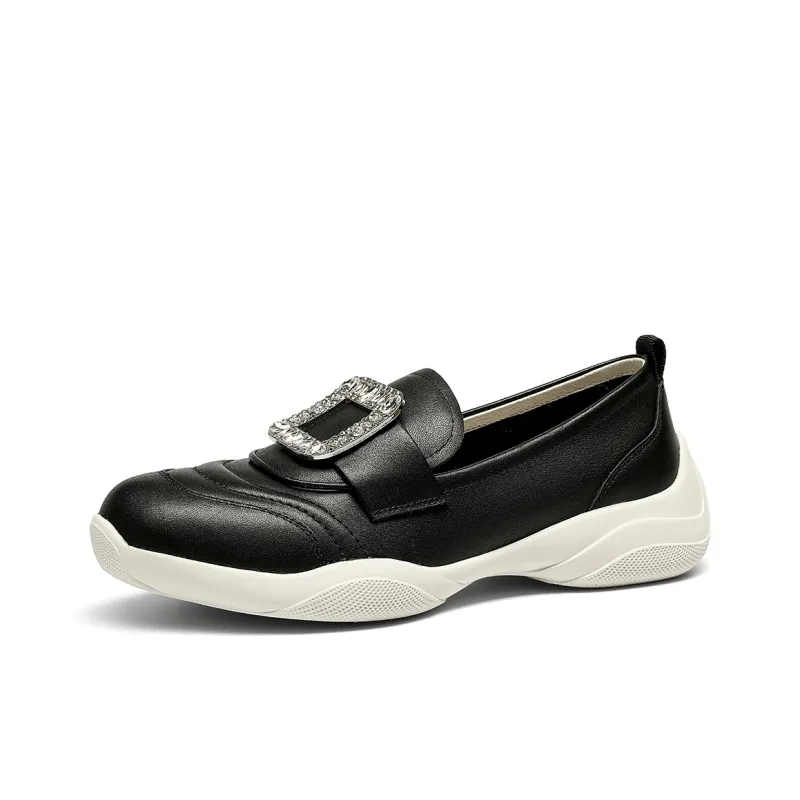 GOLDLION Loafers Women's White-1
