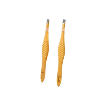 KEQI Delicate Bandeau Brow Clip Stainless Steel Tweezers Epilating Tweezers