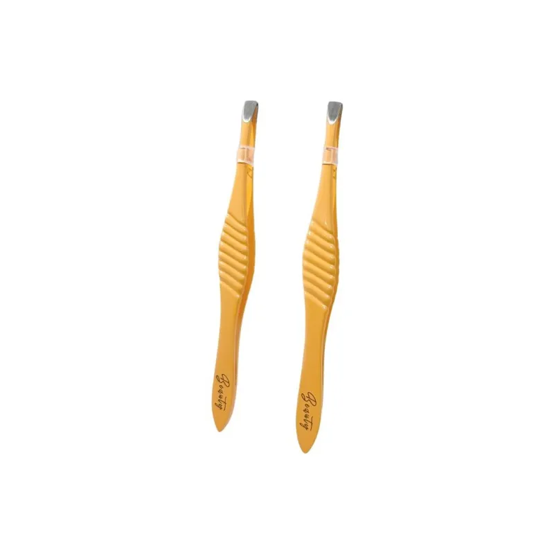 KEQI Delicate Bandeau Brow Clip Stainless Steel Tweezers Epilating Tweezers-0