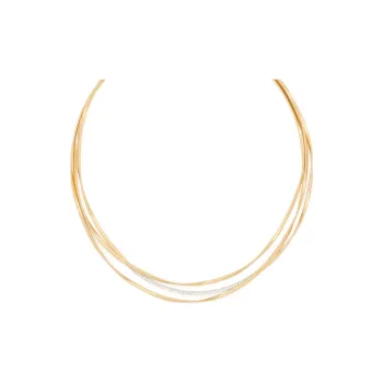 Marco Bicego 18Kt Yellow Gold Diamond Necklace