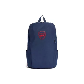 Adidas Polyester Soccer Backpack Unisex Blue