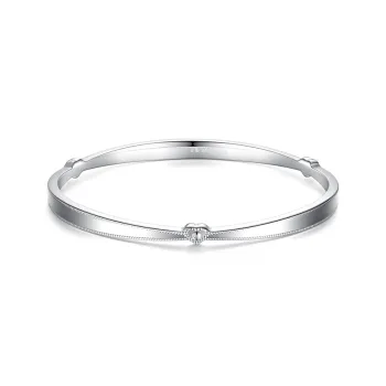 IDEAL 999 Fine Silver Bangles Women's