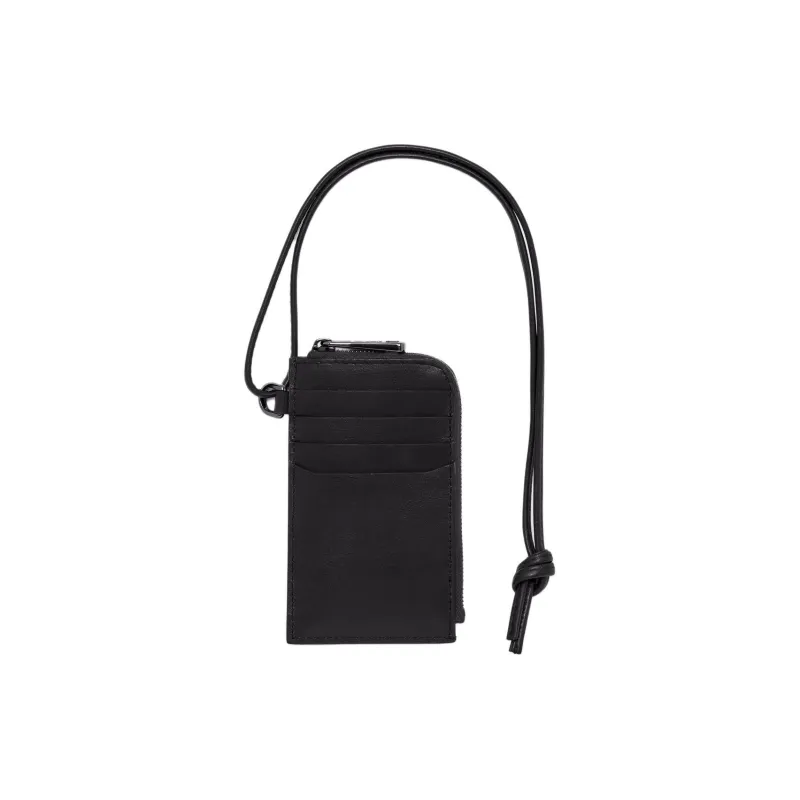 Moncler Cow Leather Card Holder Regular Men's Black-1