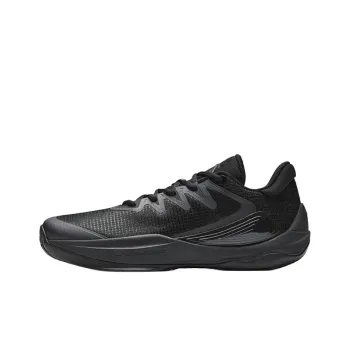 Anta See Mountain 2.5 Cushioning Wear Resistant Low Top Basketball Shoes Men's Basic Black