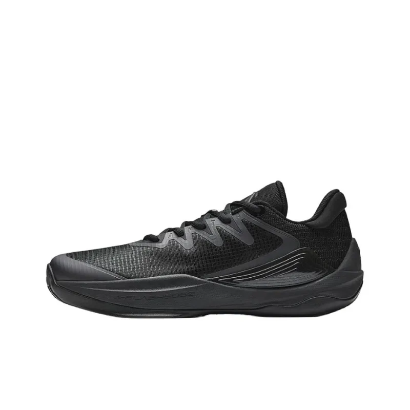 Anta See Mountain 2.5 Cushioning Wear-Resistant Low-Top Basketball Shoes Men's Basic Black-0