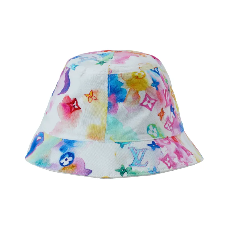 LOUIS VUITTON Bucket Hat Monogram Watercolor-2