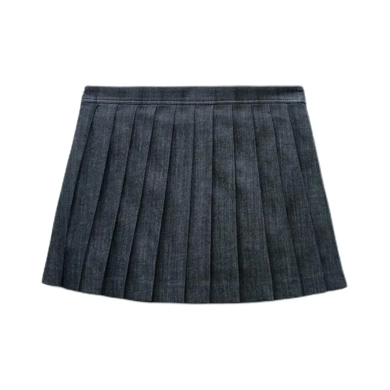 ZARA Denim Shorts Women's Blue-1