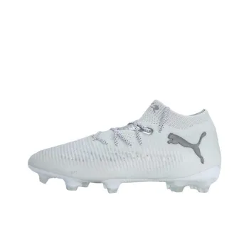 PUMA FUTURE 8 FG Rubber Long Studs Anti Slip Wear Resistant Soccer Shoes Unisex White