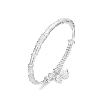 KADER 999 Fine Silver Bangles Women's Silver