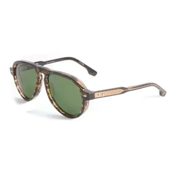 JACQUES MARIE MAGE - Irregular Shape Sunglasses Men's Tortoiseshell