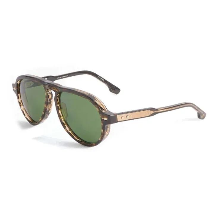 JACQUES MARIE MAGE - Irregular Shape Sunglasses Men's Tortoiseshell-0