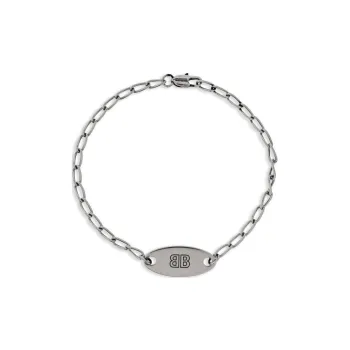 Balenciaga Brass Bracelets Women's Silver