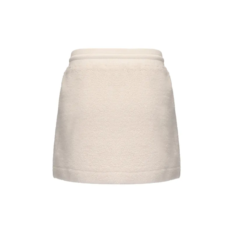 CHIWAWAMEME Casual Short Skirts Women's Cream Beige-1