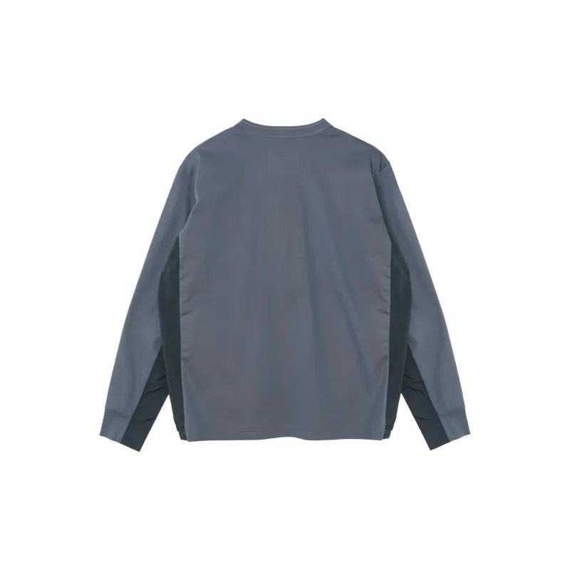 Sacai SS25 T Shirts Men Blue Gray-1