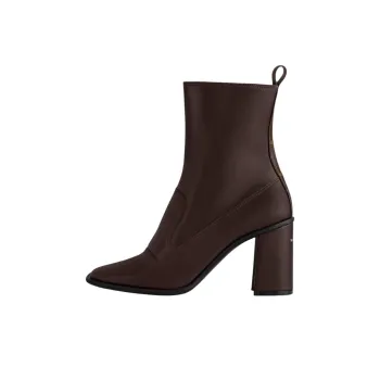 LOUIS VUITTON Berlin Ankle Boots 8.5cm Women's Brown
