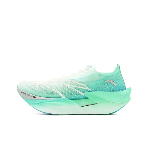 Anta C202 6.0 PRO Anti Slip Wear Resistant Low Top Casual Running Shoes Women's White Green Blue