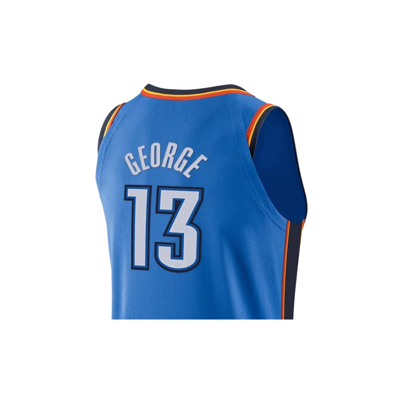 Nike x NBA Basketball Jerseys Men's Dark Blue-2