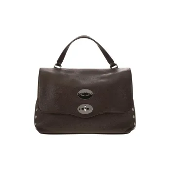 Zanellato Postina Calfskin Shoulder Bag, Crossbody Bag, Handbag Trumpets Women's Brown