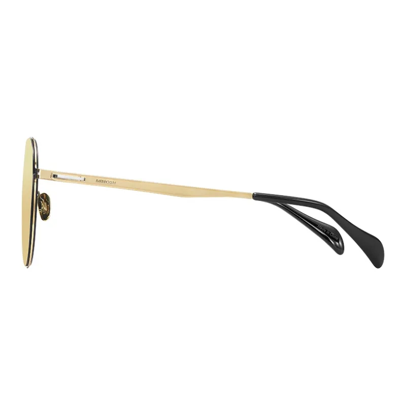 MUJOSH To The Series Of Things Plate And Metal Aviator Trendy And Cool Driving Exclusive Sunglasses Unisex-3