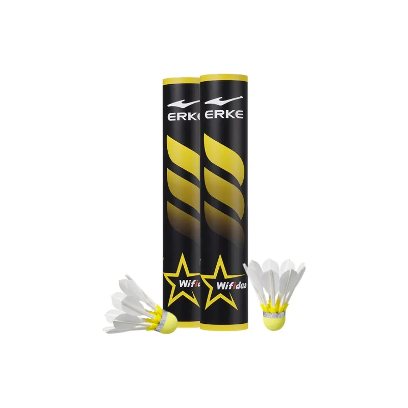 Erke Wireless Imagination 12 Pack Goose Feather Shuttlecocks-5
