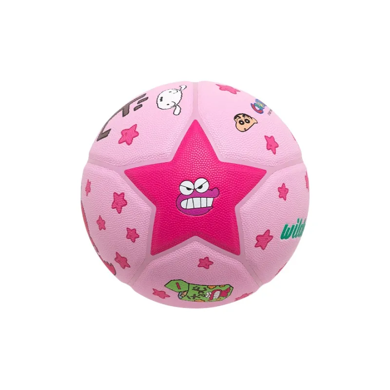 Wild Child Club x LABIXIAOXINLIANMING PU Basketball Green/Pink Size 7 Street Training Competition Unisex-4