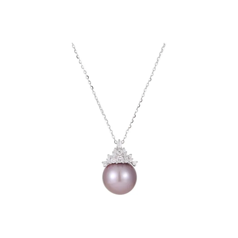 VIOLET S925 Silver Necklaces Women's-0