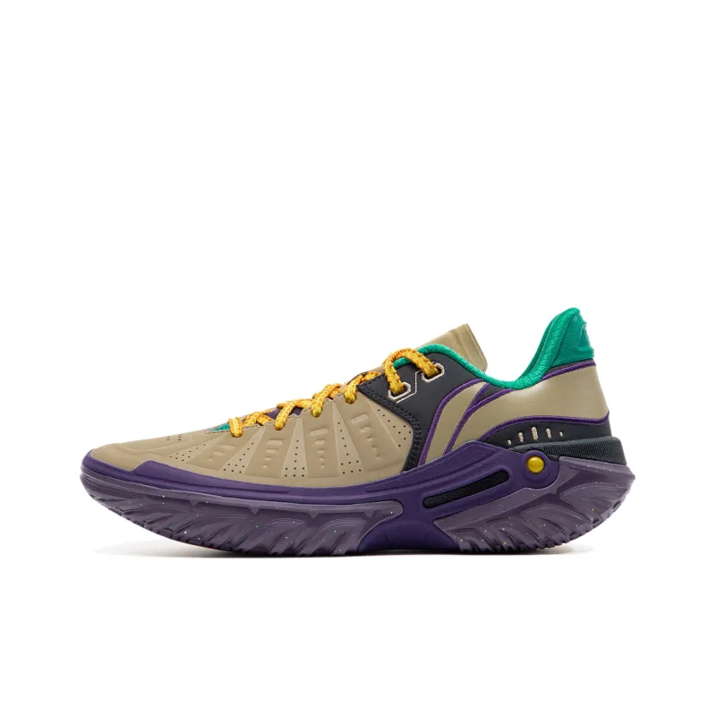 LINING Jie Ao 2 Basketball Shoes Men Low Top Gray-0